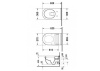 Подвесной унитаз Duravit Starck 3 22260900001-WG