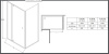 Душевая дверь 90x190 Jacob Delafon Serenity E14P90-GA