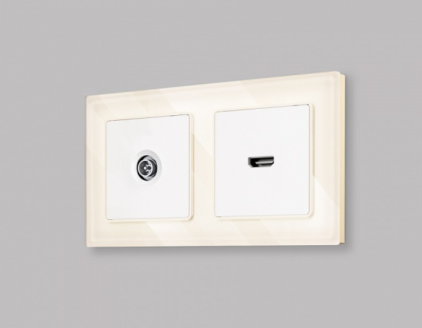 ТВ-розетка оконечная без рамки Ambrella Volt ALFA MA133005