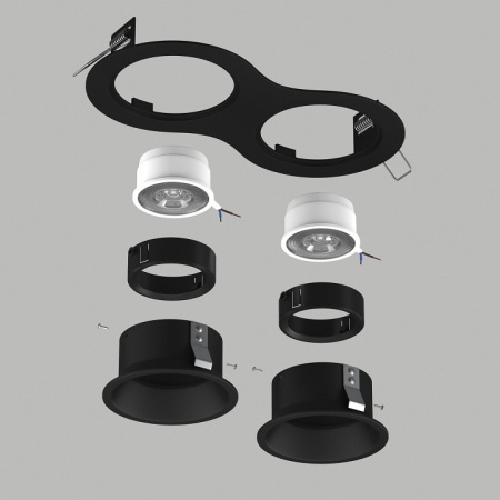 Встраиваемый светильник Lightstar Domino D6270707BMOD