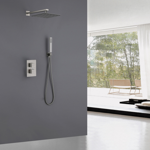 Душевой комплект Abber Daheim AF8251SP с термостатом сатин