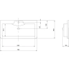 Раковина 75x44 см Акватон Сиена М 1A70613KSN010