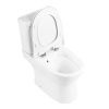 Унитаз-компакт безободковый с сиденьем BelBagno STEAM BB130CPR/SC
