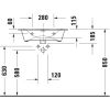 Раковина 63x49 см Duravit Viu 2344630000