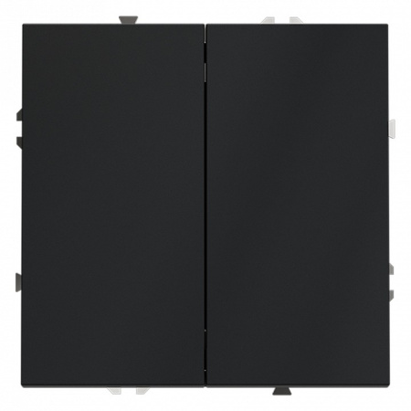 Выключатель двухклавишный без рамки Voltum S70 VLS020607