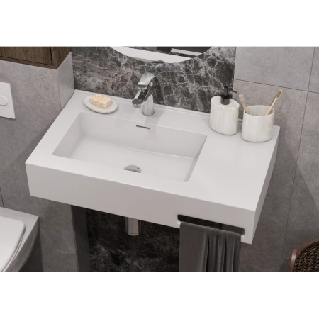 Раковина 80x45 см Акватон Квадро Про 1A734431QA01L