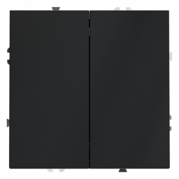 Выключатель двухклавишный без рамки Voltum S70 VLS020607