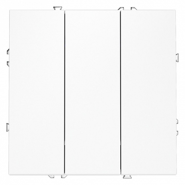 Выключатель трехклавишный без рамки Voltum S70 VLS030102