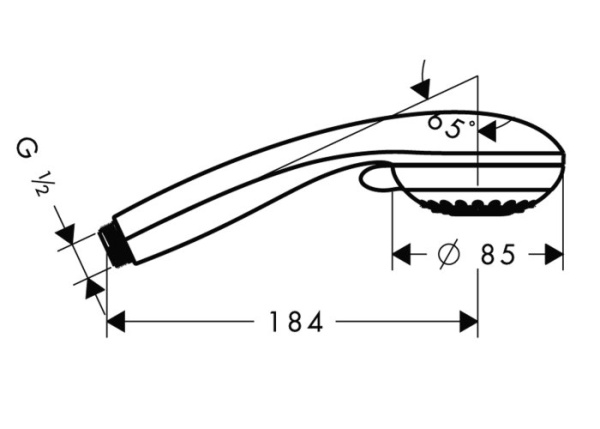 Лейка для душа hansgrohe Crometta 28563000