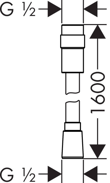 Шланг для душа hansgrohe Isiflex 28248000