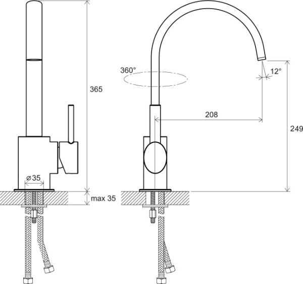 Смеситель для раковины Ravak Freedom FM 016.00 X070090