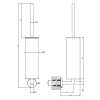 Туалетный ершик Gessi Tondo 63619#031