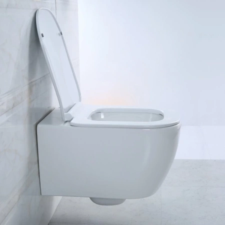Унитаз подвесной BelBagno Genova BB1102CH безободковый, белый