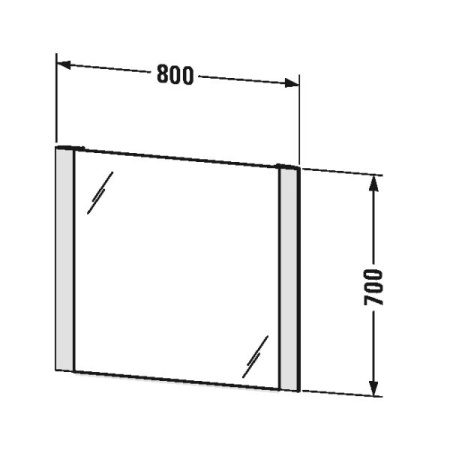 Зеркало Duravit Durastyle 80x70 LM786600000