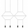 Подвесной светильник Imperiumloft Via Wireflow polyhedral Via01