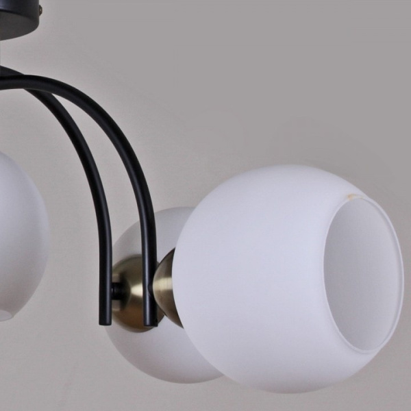 Потолочная люстра ILLUMICO IL0250-5CSQ-79 BK AB