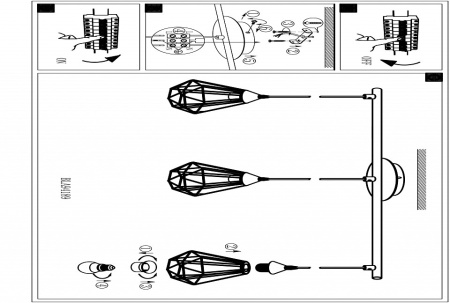 Подвесной светильник Eglo Tarbes 94195