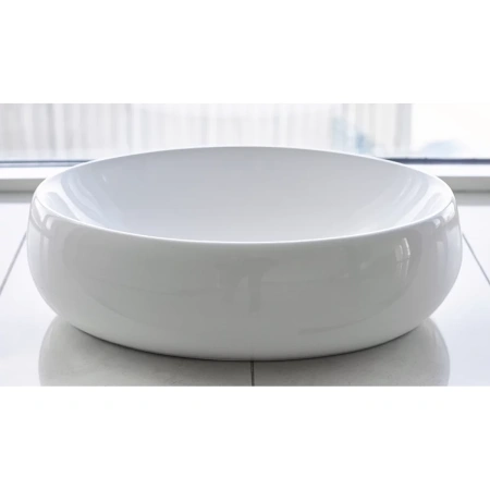 Раковина-чаша CeramaLux 9030B 48x34 см, накладная, белый
