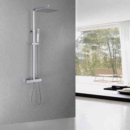 Душевая стойка Abber Daheim AF8260L с термостатом