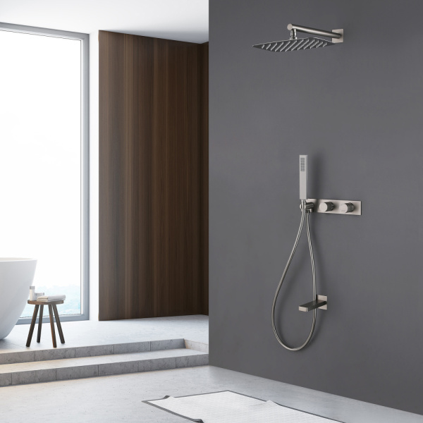 Душевой комплект Abber Rund AF8717SP сатин