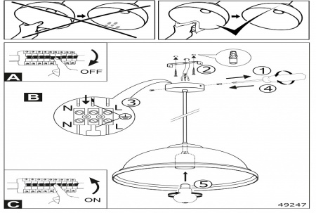 Подвесной светильник Eglo Truro 2 49247