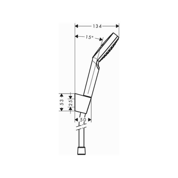 Душевой гарнитур hansgrohe Crometta 1jet 26567400