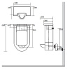 Писсуар подвесной KERASAN Waldorf 413001bi