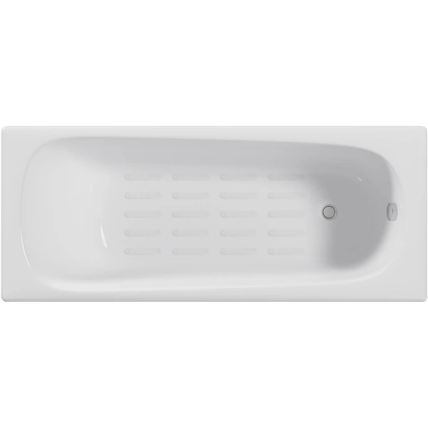 Ванна чугунная Delice Continental DLR230641-AS 130x70 см, с антискользящим покрытием, белый