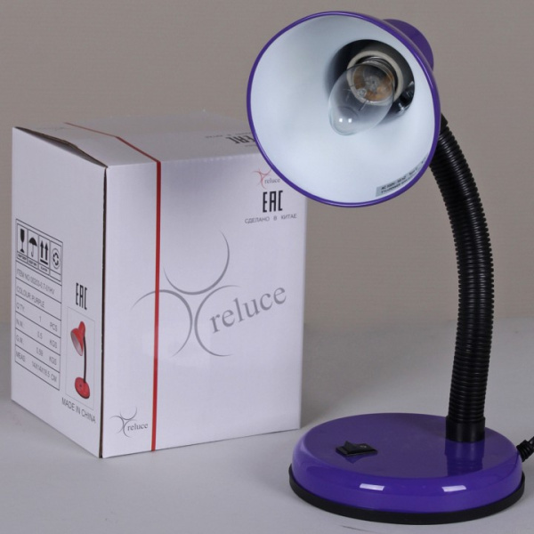 Настольная лампа декоративная Reluce  00203-0.7-01 PURPLE