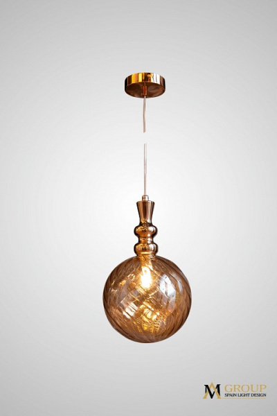 Подвесной светильник AM-Group AM354 AM354-D200 AMBER