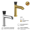 Смеситель для раковины Paini Domus 18PJ205PZ золото матовое