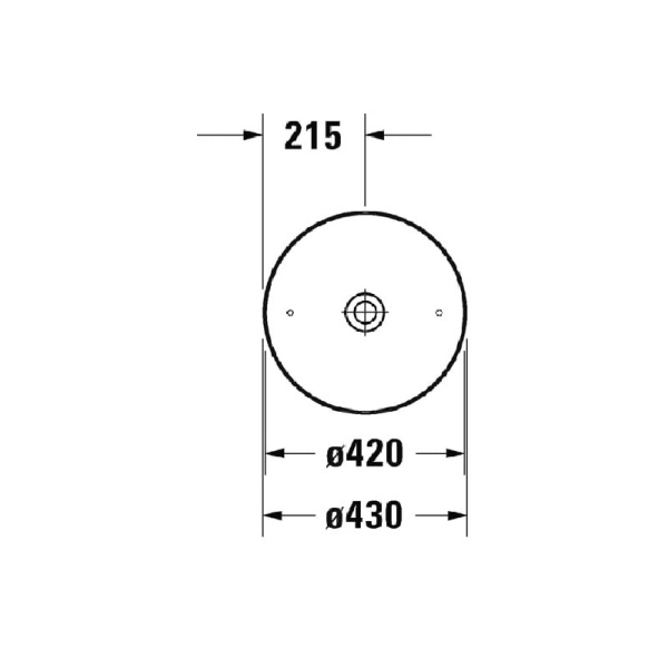 Раковина Duravit Cape Cod 43 2328430000