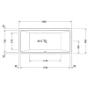 Акриловая ванна 190x90 см Duravit Vero Air 700414000000000