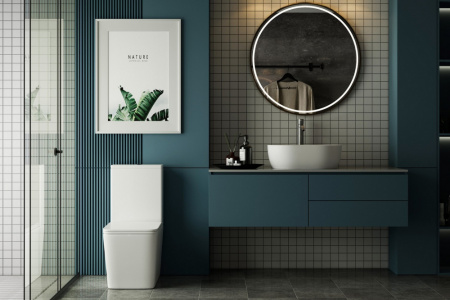 Унитаз Abber Rechteck AC1210T с крышкой-сиденьем