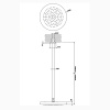 Верхний душ Gessi Goccia 33768#031