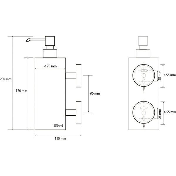 Дозатор мыла Bemeta Neo 104109035