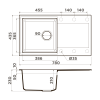 Кухонная мойка Omoikiri Sakaime 78 4993548 leningrad grey