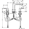 Смеситель для раковины hansgrohe Rebris S 72530000 хром