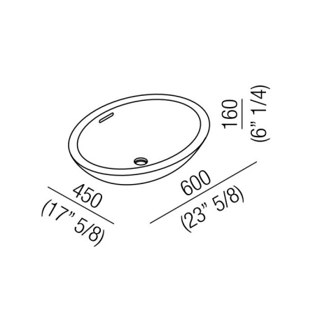 Раковина Agape Spoon 60 ACER0700Z *0
