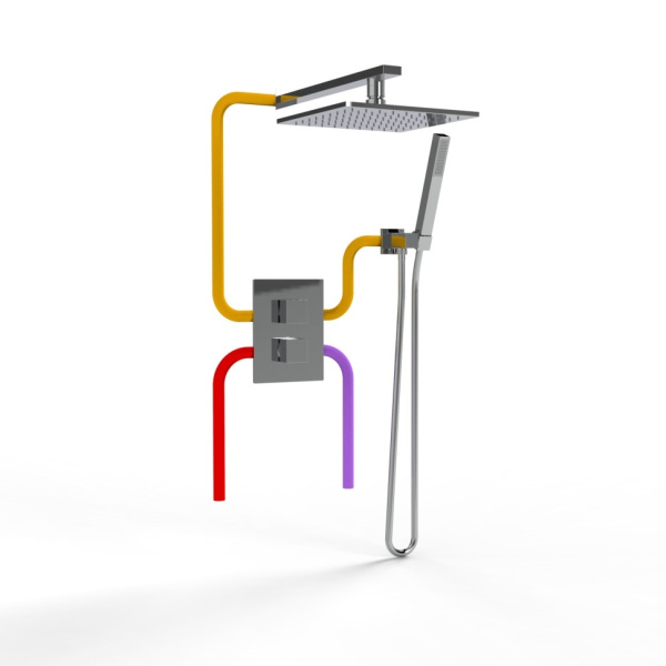 Душевой комплект Paini Grazia 21CRSET26911THSH