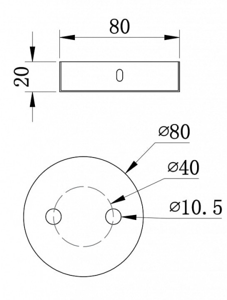 Основание Maytoni Universal base SPR-BASE-R-02-W