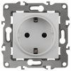 Розетка с заземлением, без рамки Эра Эра 12 12-2101-01