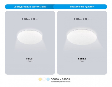 Накладной светильник Ambrella Light  FZ1751