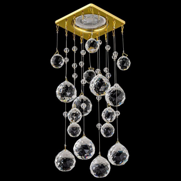 Встраиваемый светильник Dio D’Arte Tayo Gold Tayo GU10.5.14.8x8.104 G