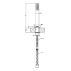 Душевой комплект Gessi Inciso 58137#707 черный