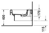 Биде подвесное Duravit Vero 22391500001-WG