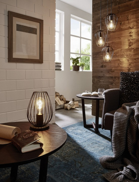 Настольная лампа декоративная Eglo Newtown 49481