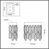 Накладной светильник Odeon Light Dakisa 4986/2W