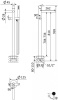 Смеситель для ванны Cezares Leaf LEAF-VDP-L-01