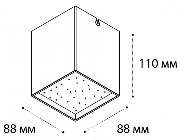 Накладной светильник Italline DL 3028 DL 3028 black 3000K